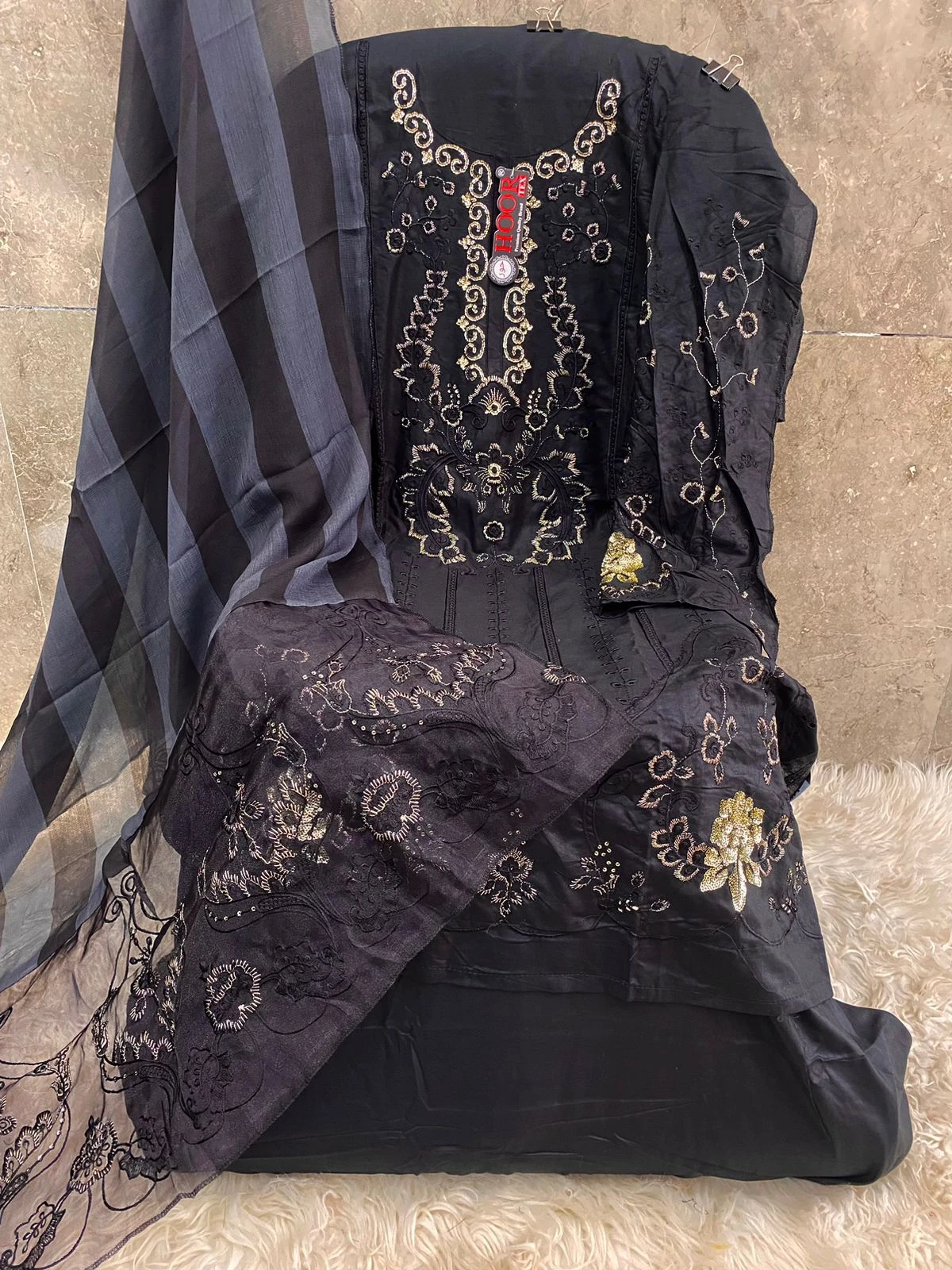 Hoor Tex H-288 Heavy Rayon Wholesale Pakistani Salwar Suit — Wholesale Salwar Suits, MPA wholesale from Surat — view 2